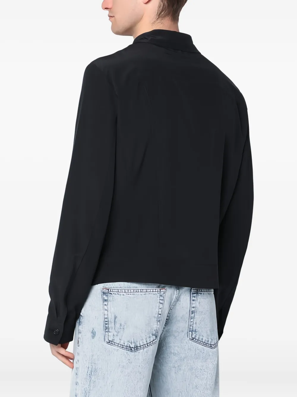 MM6 Maison Margiela Shirtjack met rits Zwart