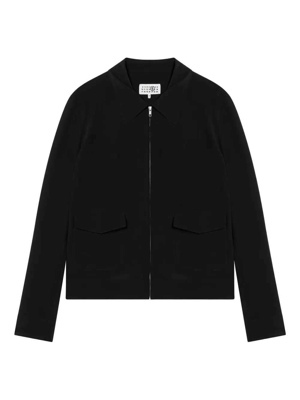 MM6 Maison Margiela Shirtjack met rits Zwart