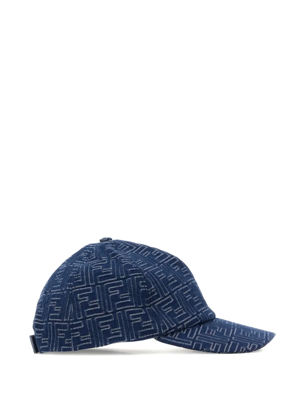 FENDI Honkbalpet met FF patroon Blauw