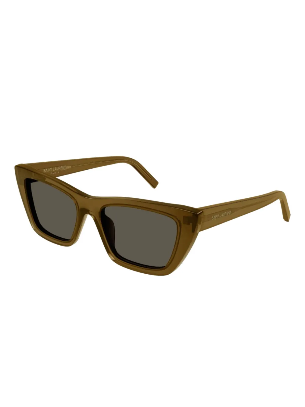 Saint Laurent Eyewear Zonnebril met cat-eye montuur Bruin