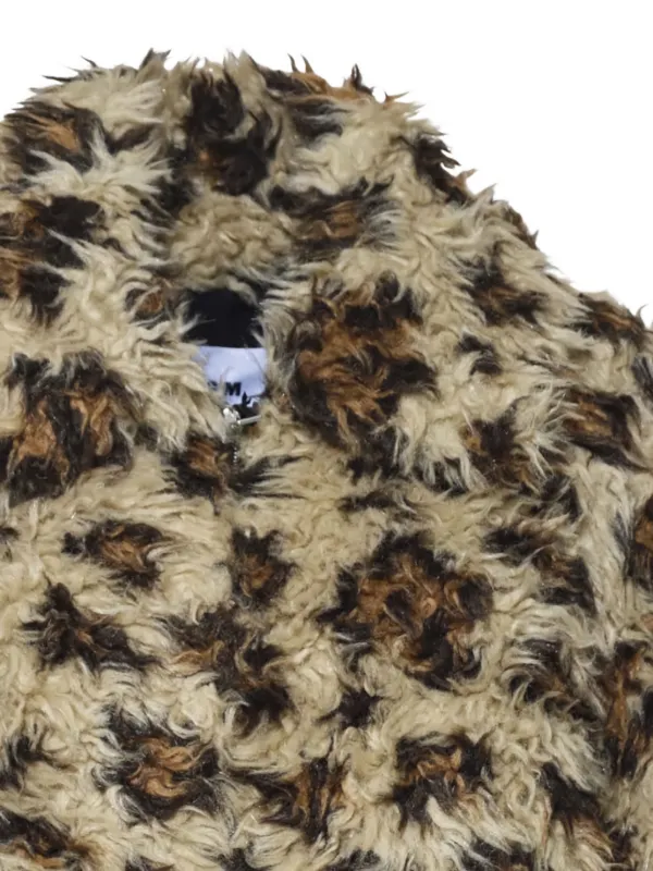 MSGM レオパード ジャケット | ブラウン | FARFETCH JP