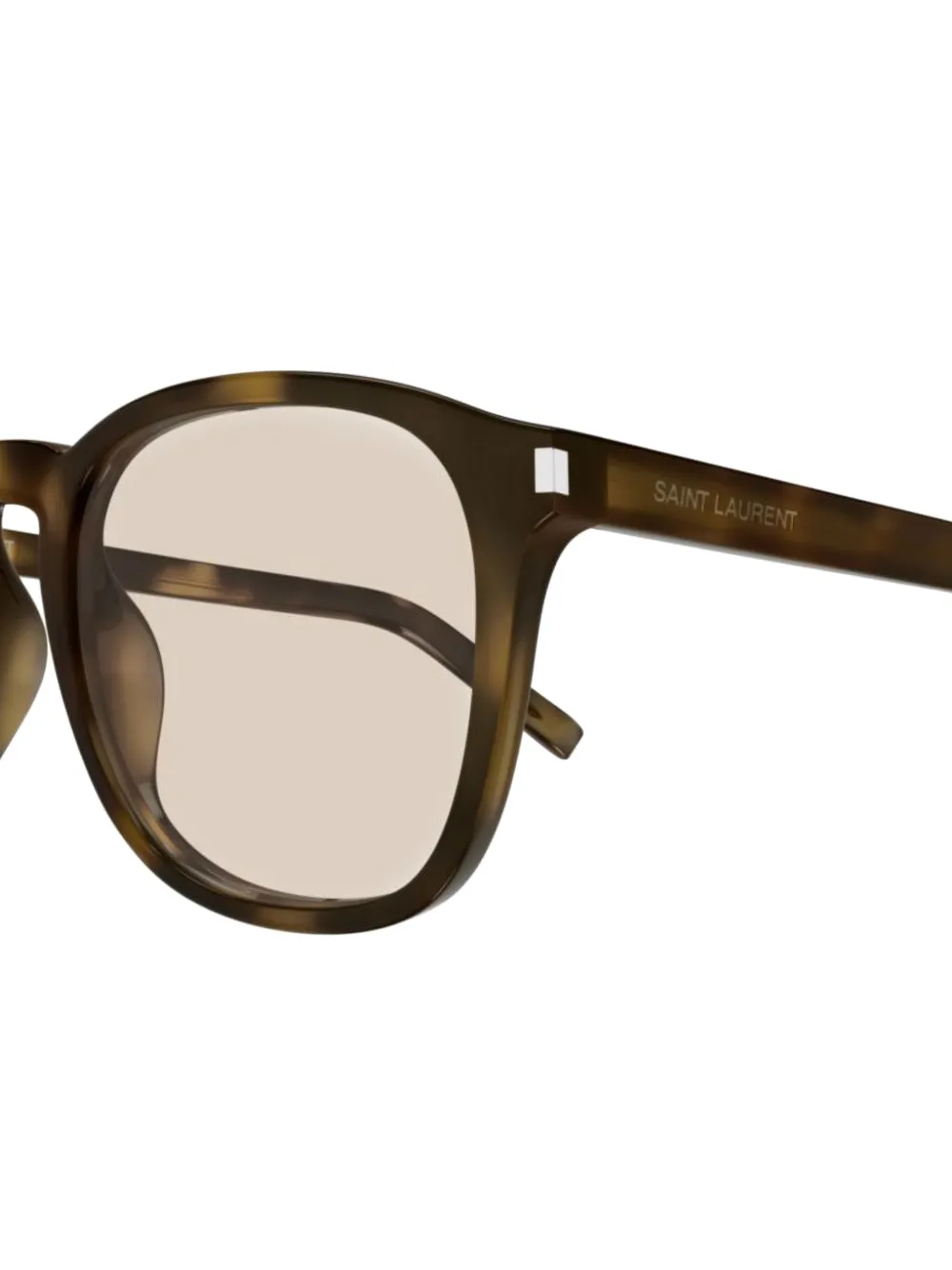 Saint Laurent Eyewear SL 818 zonnebril met schildpadschild-design Bruin