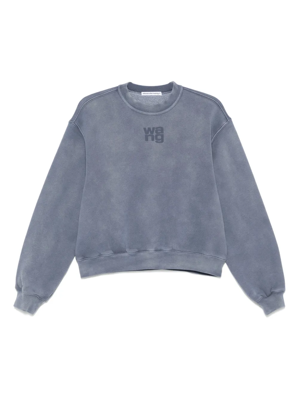 Alexander Wang sweat à logo embossé | bleu | Image 1
