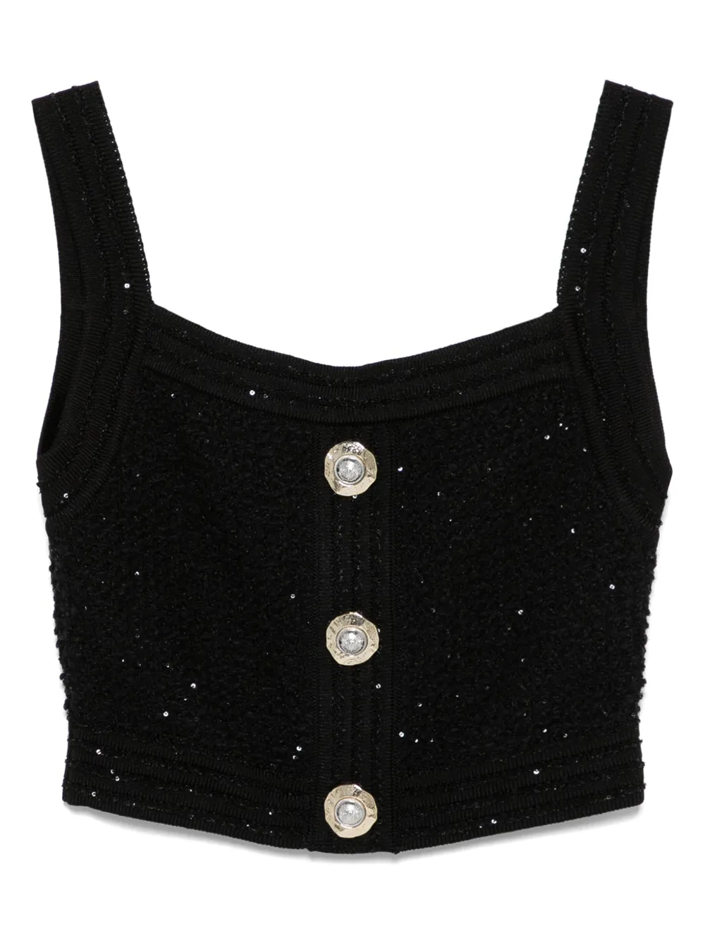 textured cropped top
