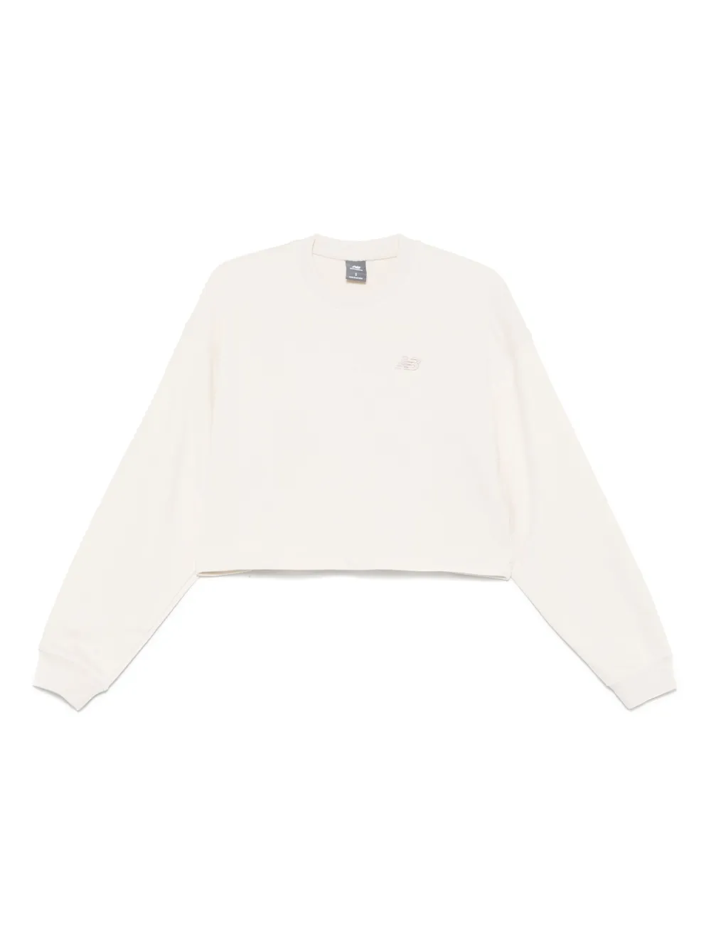 New Balance クロップド スウェットシャツ - ニュートラル New Balance クロップド スウェットシャツ - ニュートラル