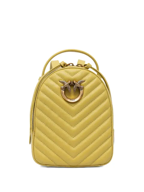 PINKO Love Birds quilted backpack