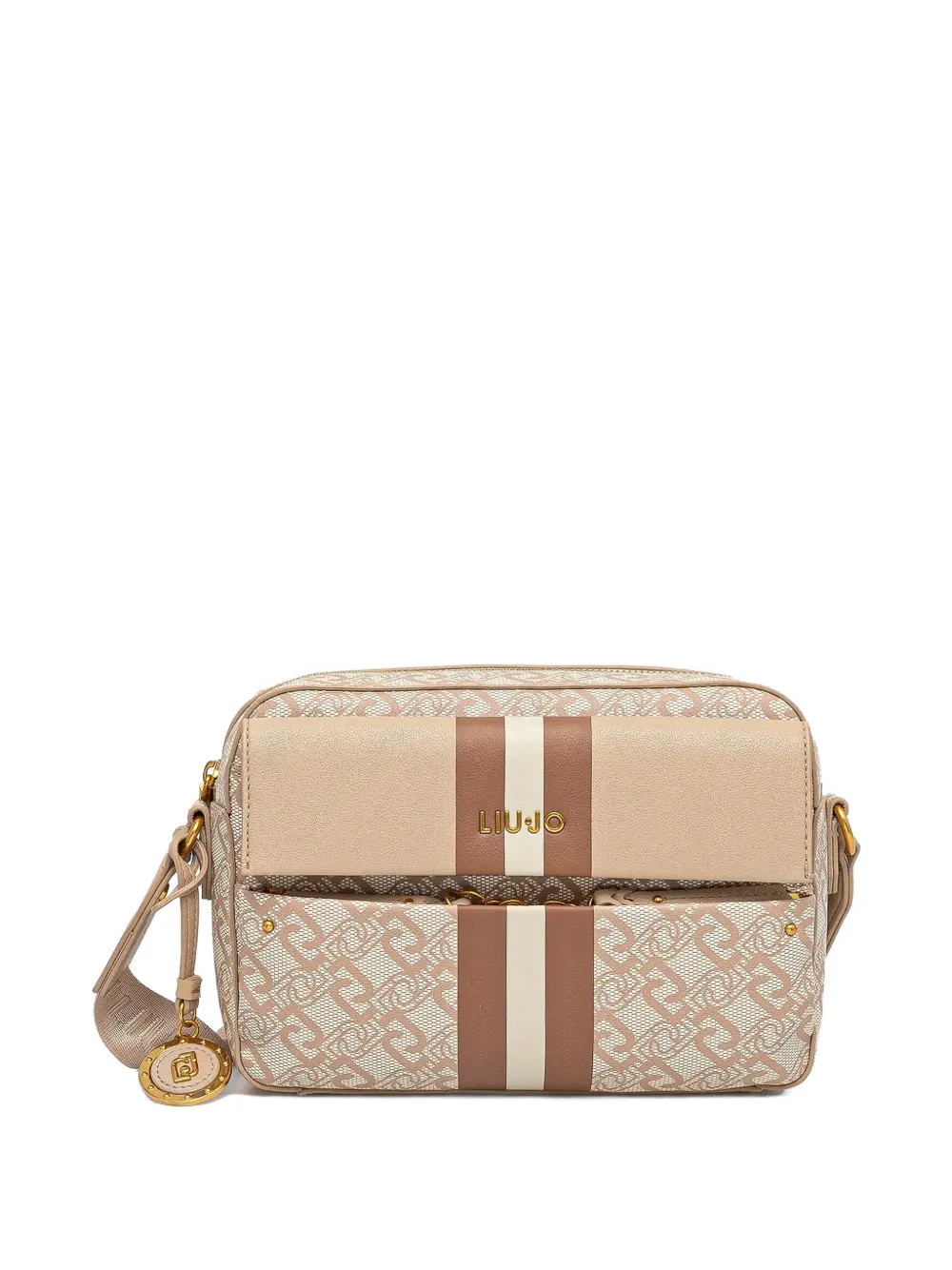 Liu •jo Monogram-pattern Crossbody Bag In Multi