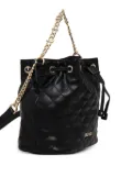 LIU JO quilted chain-strap bucket bag - Black