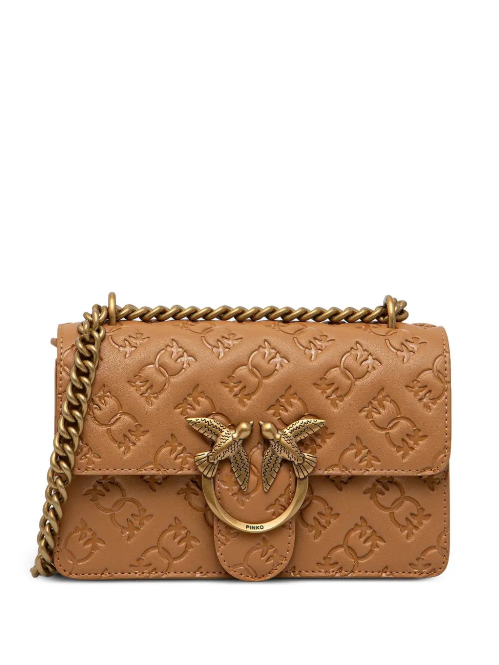 mini Love Bag debossed-logo cross-body bag