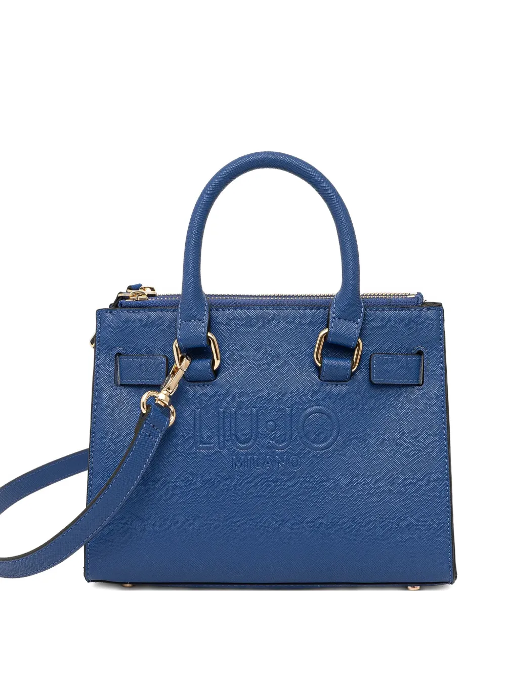 LIU JO Shopper met logo-reliëf Blauw