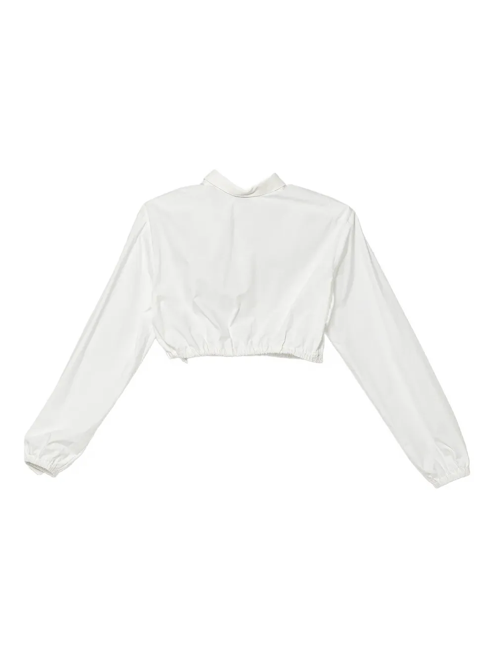 Pinko Kids elasticated-waist cropped shirt | Shirts | Image 2