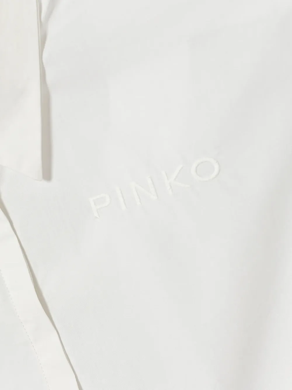 Pinko Kids Cropped shirt met elastische taille Wit