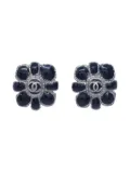 CHANEL Pre-Owned 2008 CC clip-on earrings - Silver