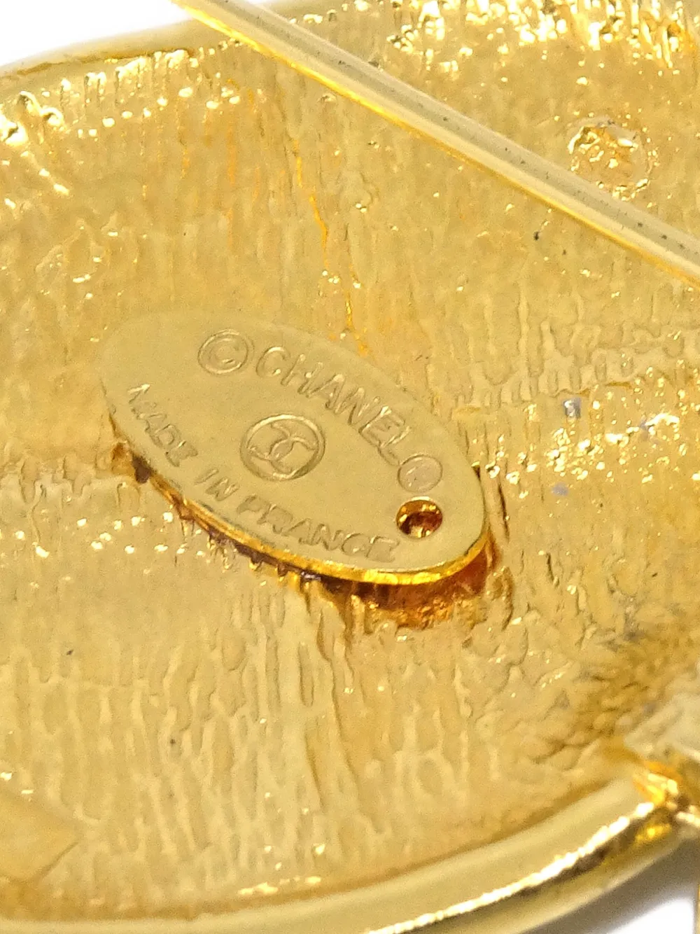 Pre-owned Chanel 1990-2000s Triple Rhombus Brooch Pin