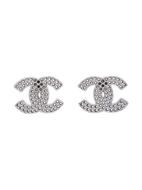 CHANEL Pre-Owned 2003 CC piercing earrings
