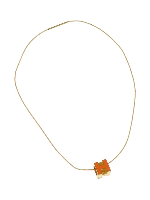 Hermès Pre-Owned 1990-2000s Cage d' H necklace