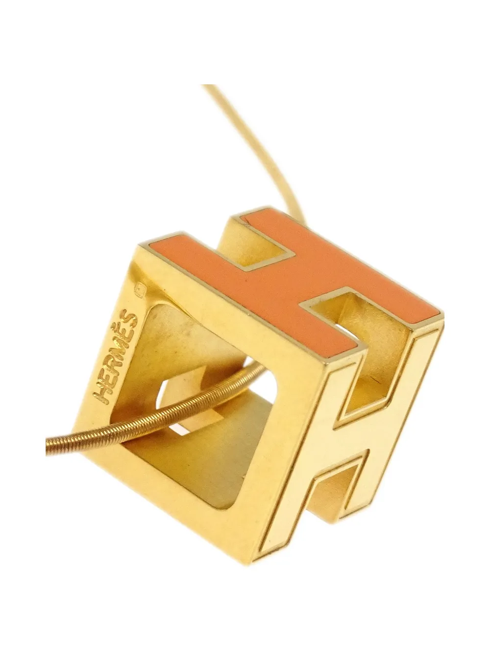 Pre-owned Hermes 1990-2000s Cage D' H Necklace