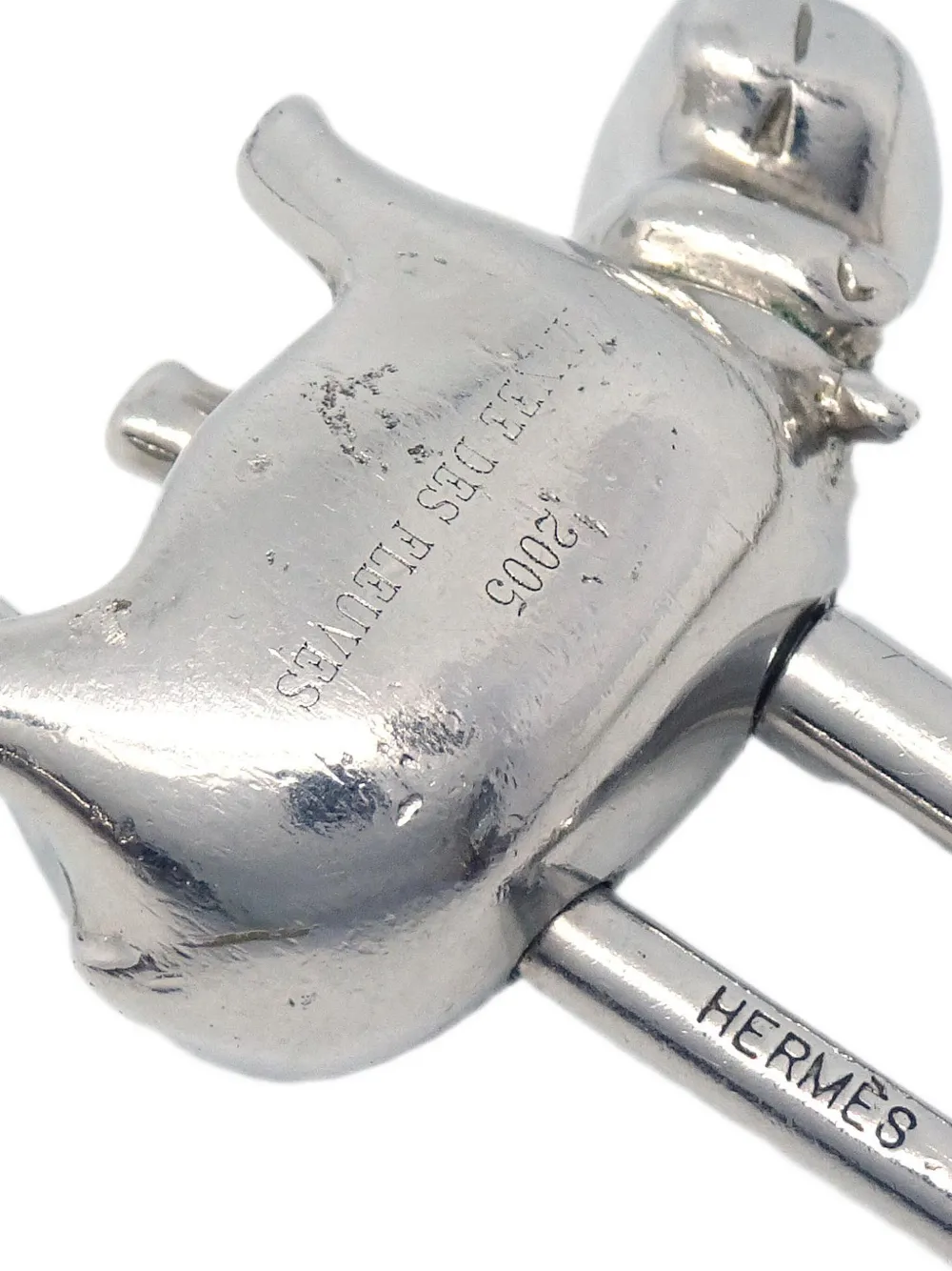 Pre-owned Hermes 2005 Annee Des Fleuves Cadena Lock Bag Charm