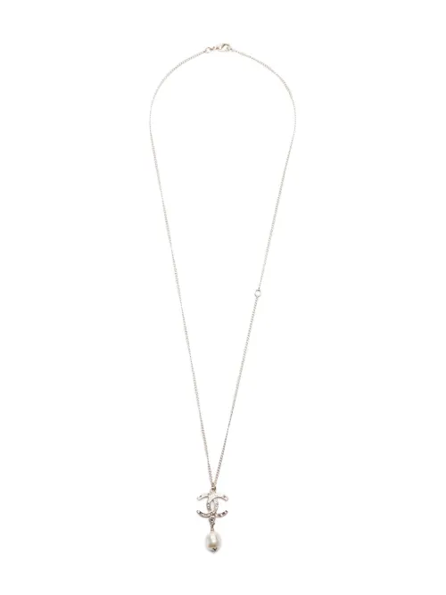 Collier à logo CC Mark (2012) - CHANEL Pre-Owned - Modalova