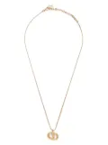 Christian Dior Pre-Owned 1980-1990s CD-logo necklace - Gold