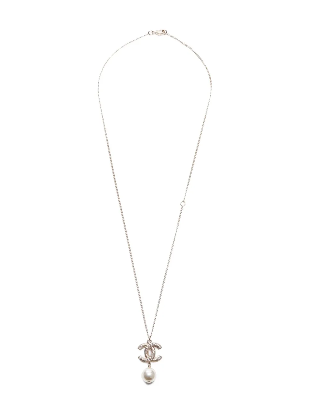 CHANEL Pre-Owned 2018 CC Mark necklace - ゴールドトーン CHANEL Pre-Owned 2018 CC Mark necklace - ゴールドトーン