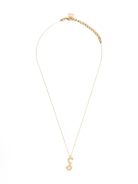 Christian Dior Pre-Owned قلادة بشعار CD من عقد 198الثمانينيات-التسعينيات