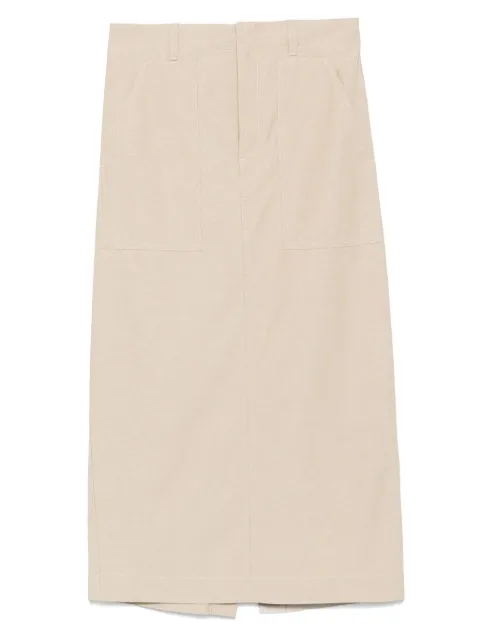 FENDI cotton straight skirt