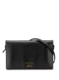 Gucci Pre-Owned 2000-2015 Dollar Calfskin Swing Wallet On Strap crossbody bag - Black