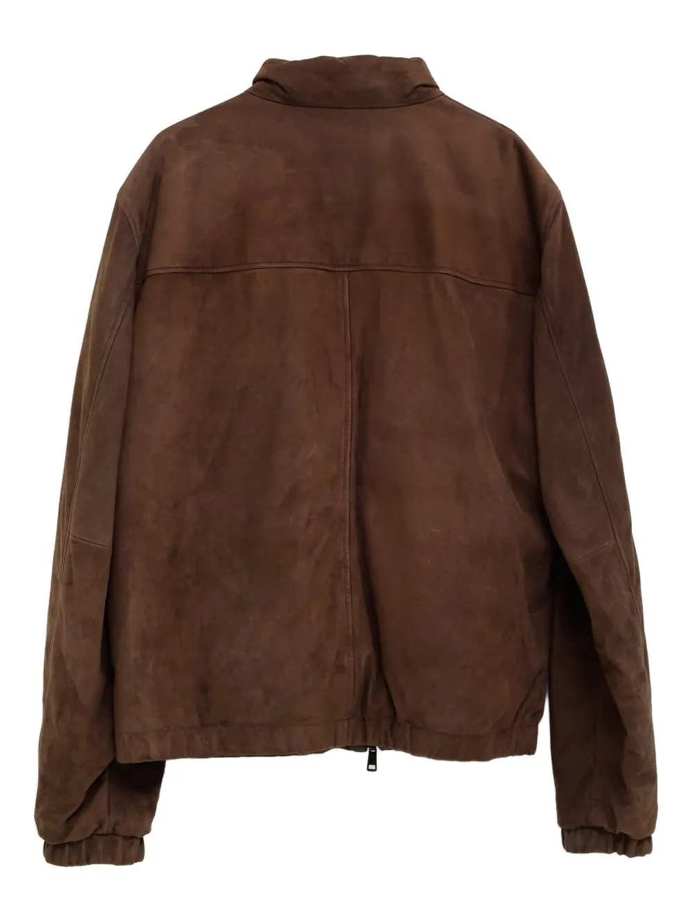 Moncler suede jacket Bruin