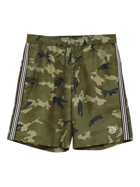 Moncler camouflage-print track shorts