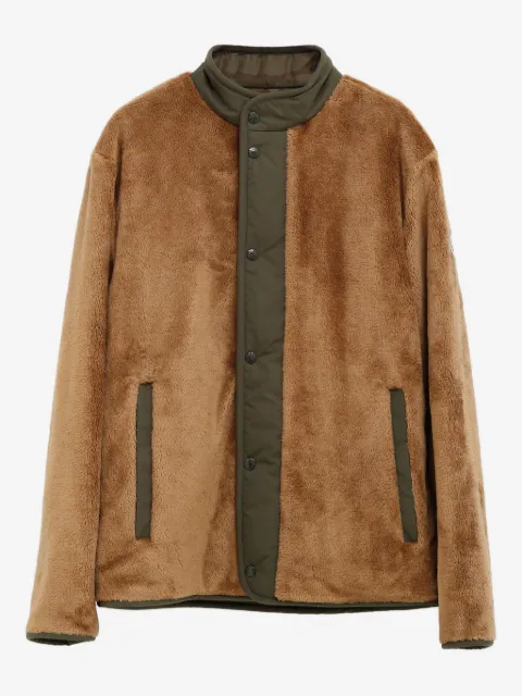 Moncler Rentignat snap-button fleece jacket