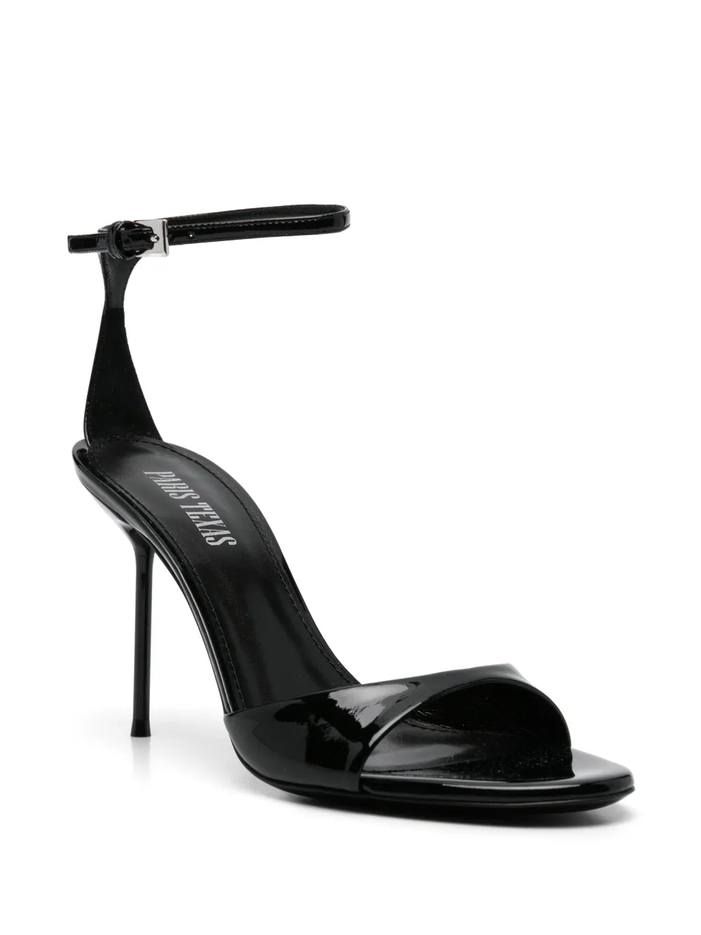 Paris Texas 95mm leather sandals Black