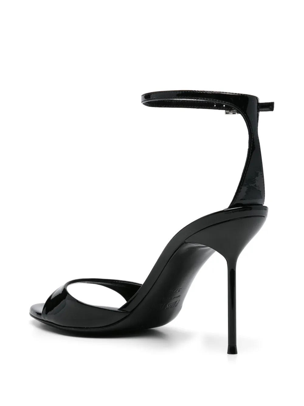 Paris Texas 95mm leather sandals Black