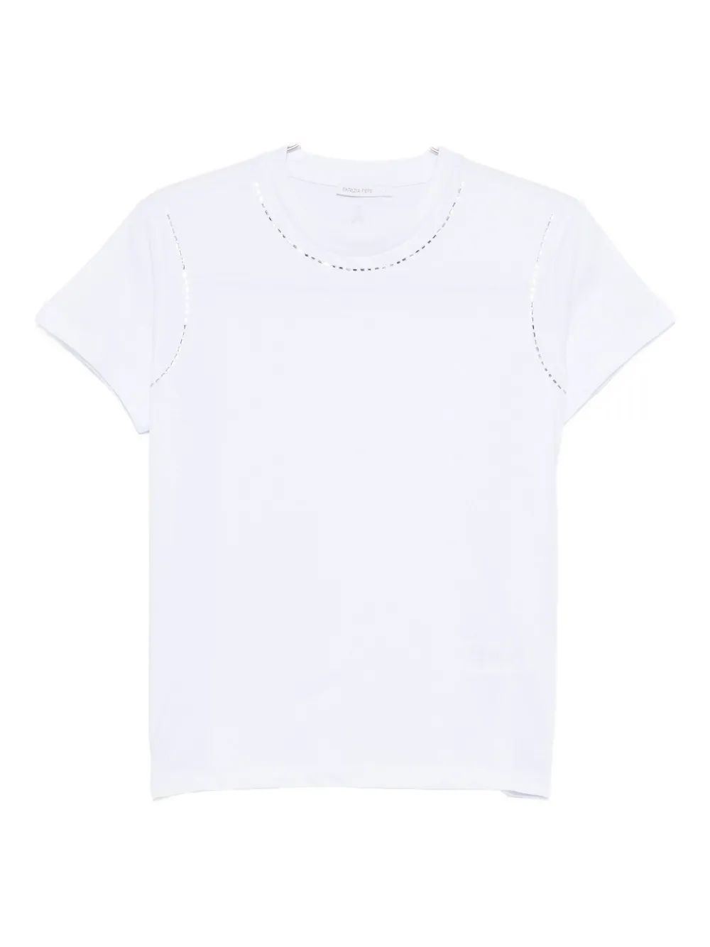 Patrizia Pepe embellished T-shirt | White | Image 1