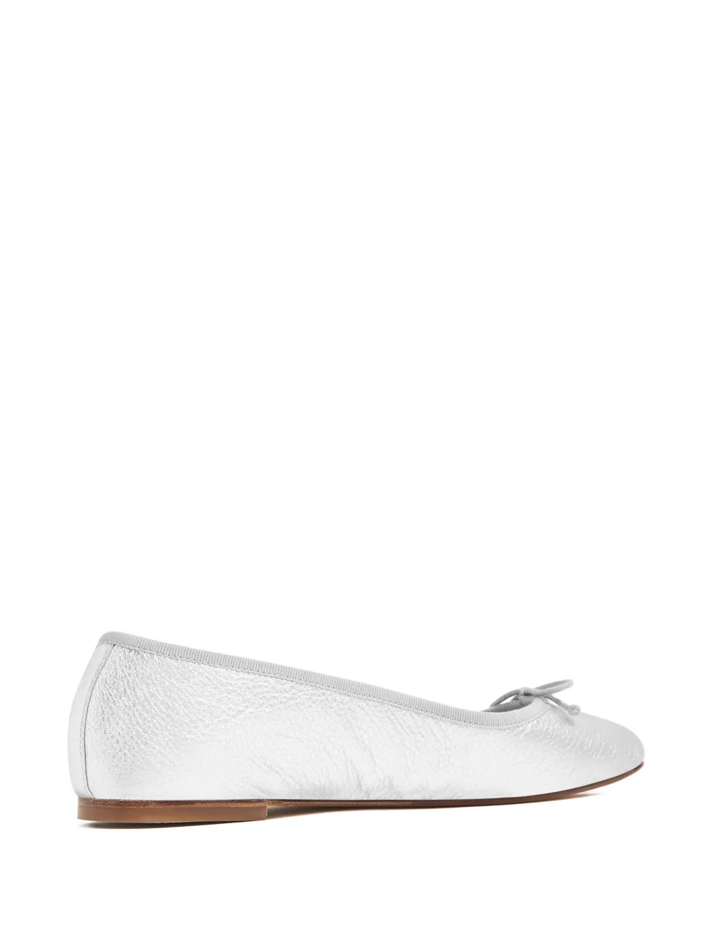 HOUSE OF BALLERINAS metallic leather ballet flats - Zilver