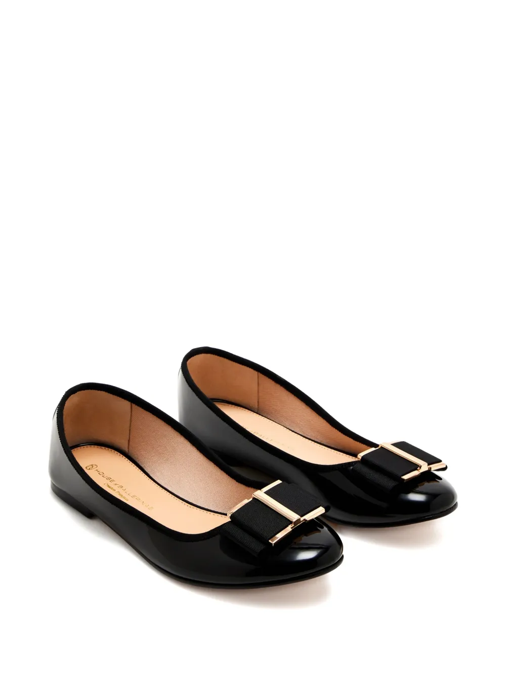 HOUSE OF BALLERINAS Aurore ballet flats - Zwart