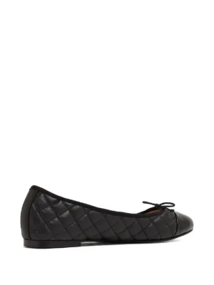 HOUSE OF BALLERINAS Quilted Leather Ballet Flats | Black | FARFETCH from House of Ballerinas