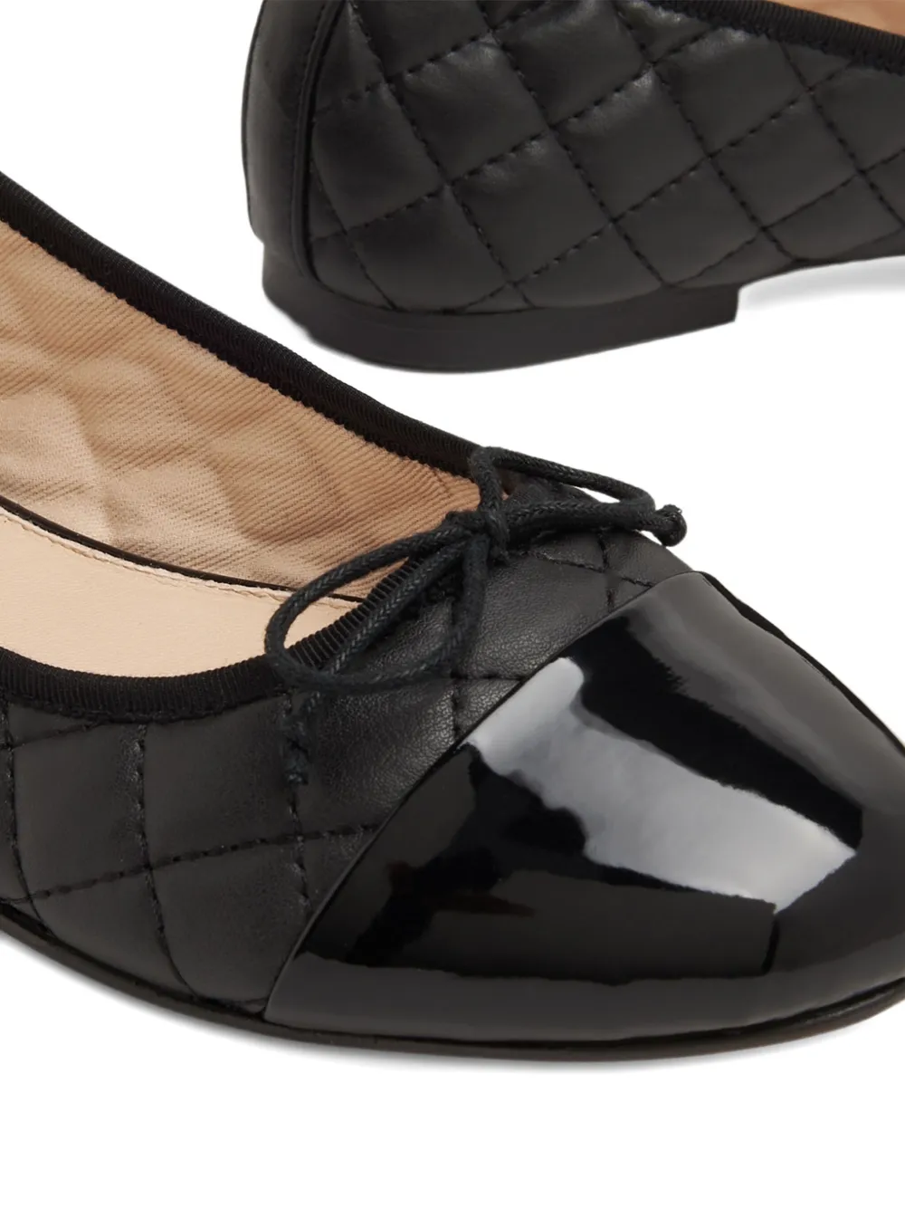 House Of Ballerinas Quilted Leather Ballet Flats