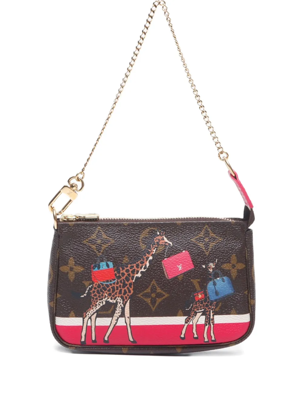 Louis Vuitton Pre-Owned 2007 mini Monogram Giraffe pochette | Brown | Image 1