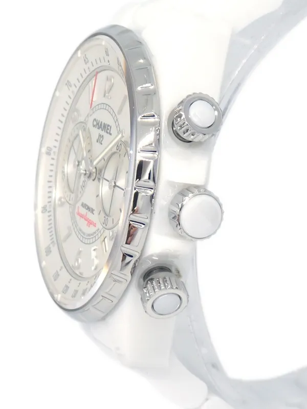 CHANEL Pre-Owned 2010s J12 Superleggera 41mm | White | FARFETCH