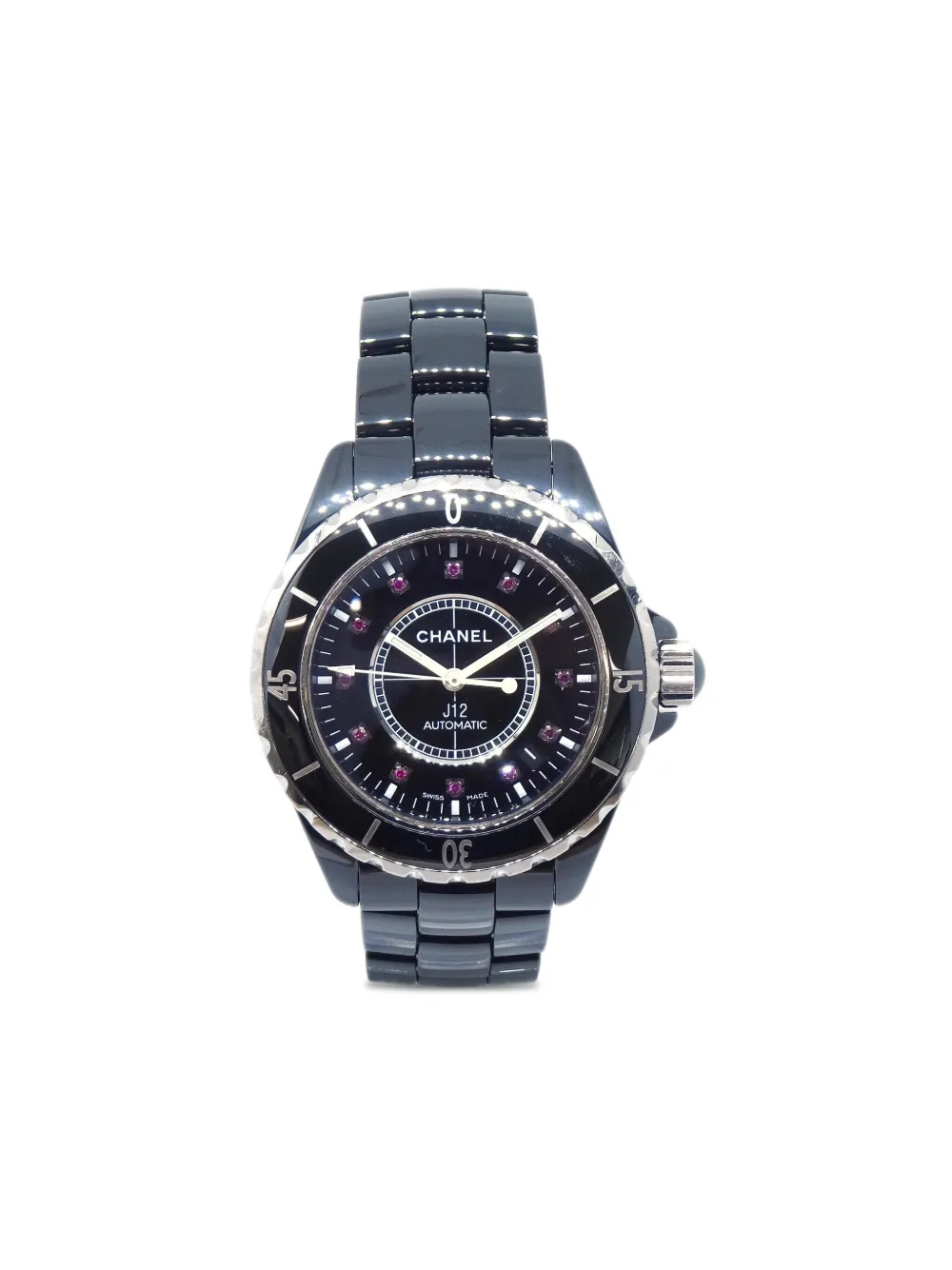 CHANEL Pre-Owned reloj J12 39mm 2010 | negro | Image 1
