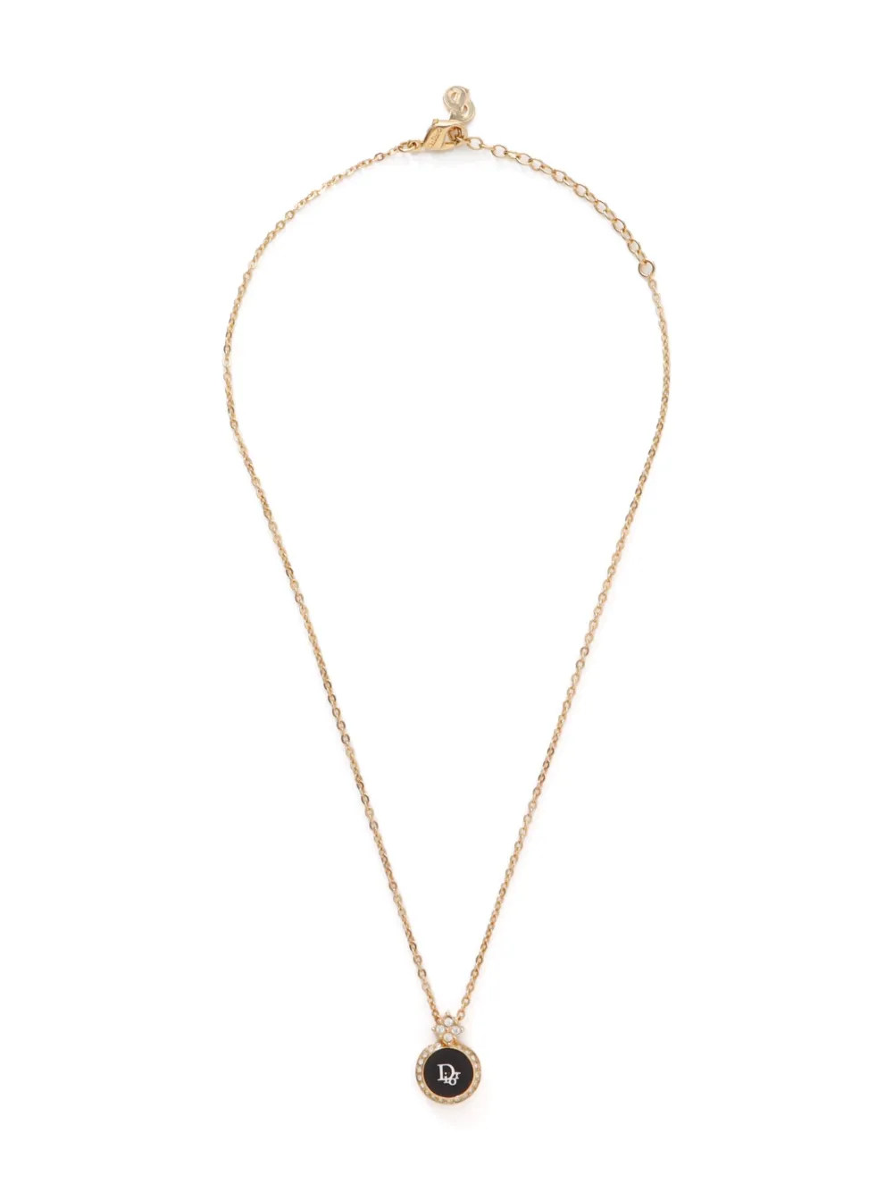 1980-1990s Dior Logo necklace