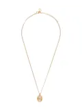 Christian Dior Pre-Owned 1980-1990s CD logo necklace - Gold