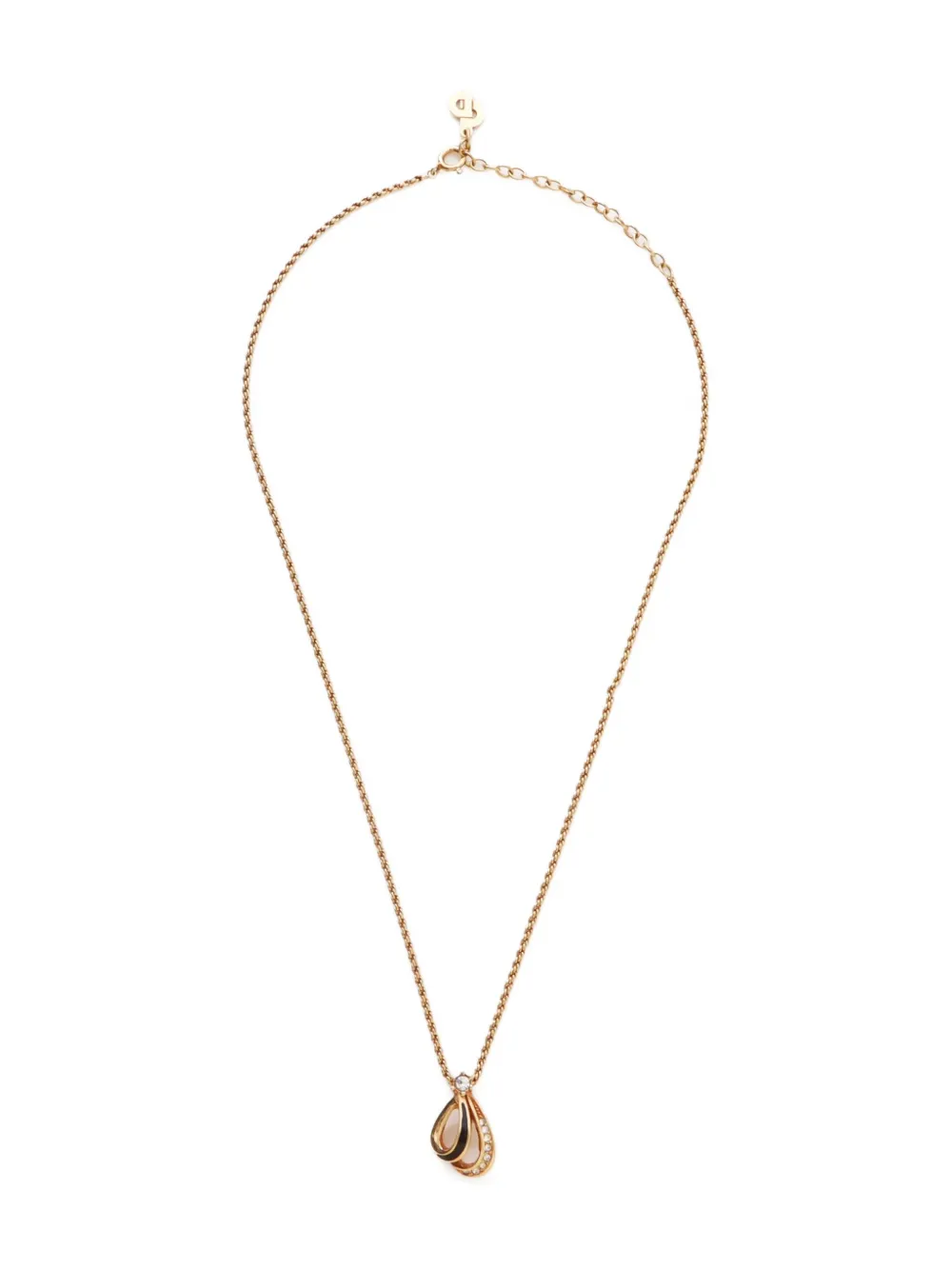 1980-1990s rhinestone necklace