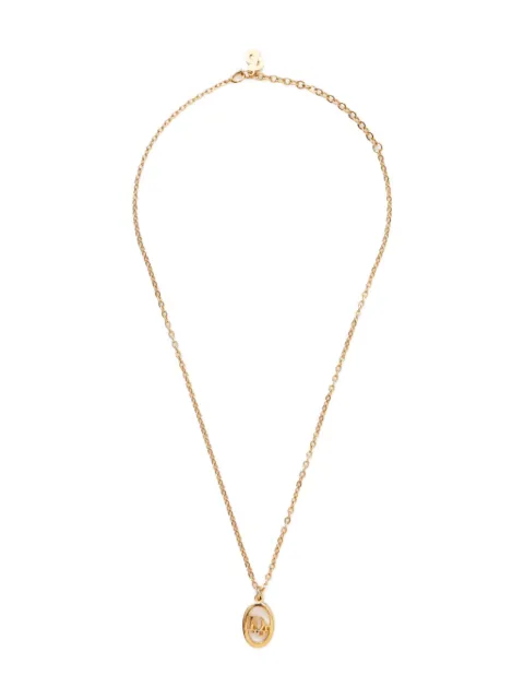 Christian Dior Pre-Owned قلادة 'لوغو' من عقد الثمانينيات-التسعينيات