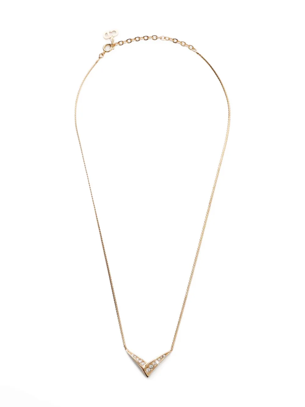 1980-1990s rhinestone necklace