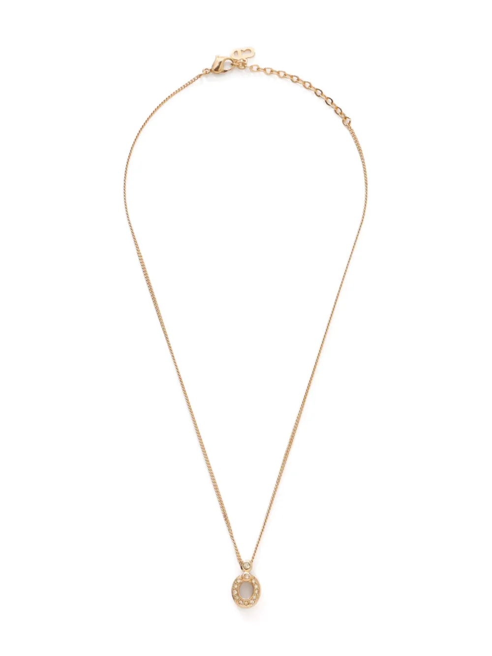 1980-1990s rhinestone necklace