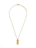 Christian Dior Pre-Owned 1980-1990s logo pendant necklace - Gold