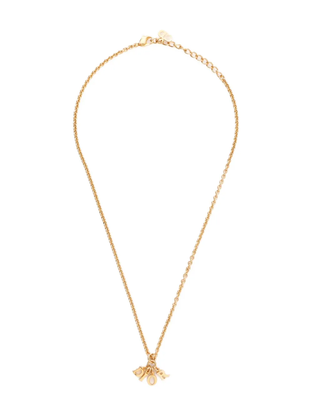 Christian Dior Pre-Owned 1980-1990s Logo-embellished necklace - Christian Dior Pre-Owned 1980-1990s Logo-embellished necklace -