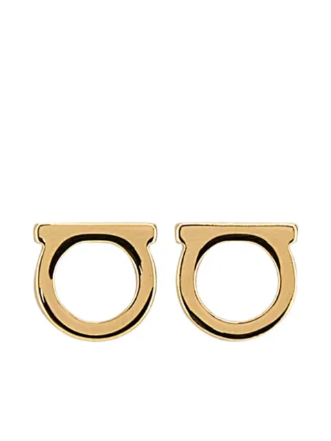 Ferragamo aretes Gancini con apliques